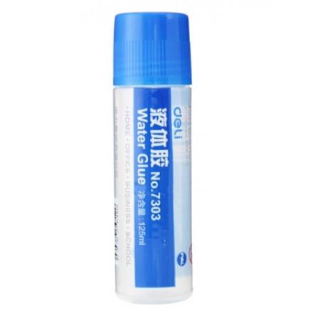 得力(deli)7303 液体胶水(透明)(125ml/支) 12支/盒