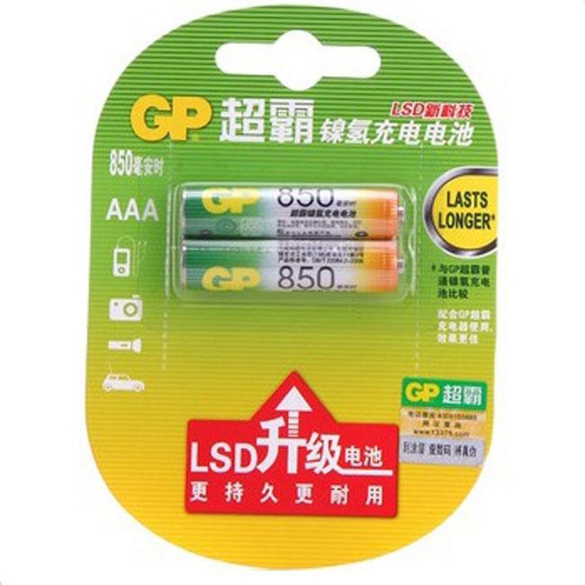 超霸（GP）7号 镍氢充电电池 850毫安 2支/板