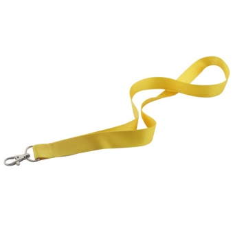新德利(Xindeli) 柠檬黄 加厚型 1.5cm宽证件卡挂绳工牌胸牌吊绳