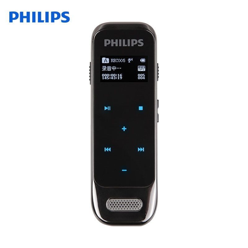 飞利浦（PHILIPS）VTR6600 8GB 学习记录 高清触摸微型数字降噪录音笔