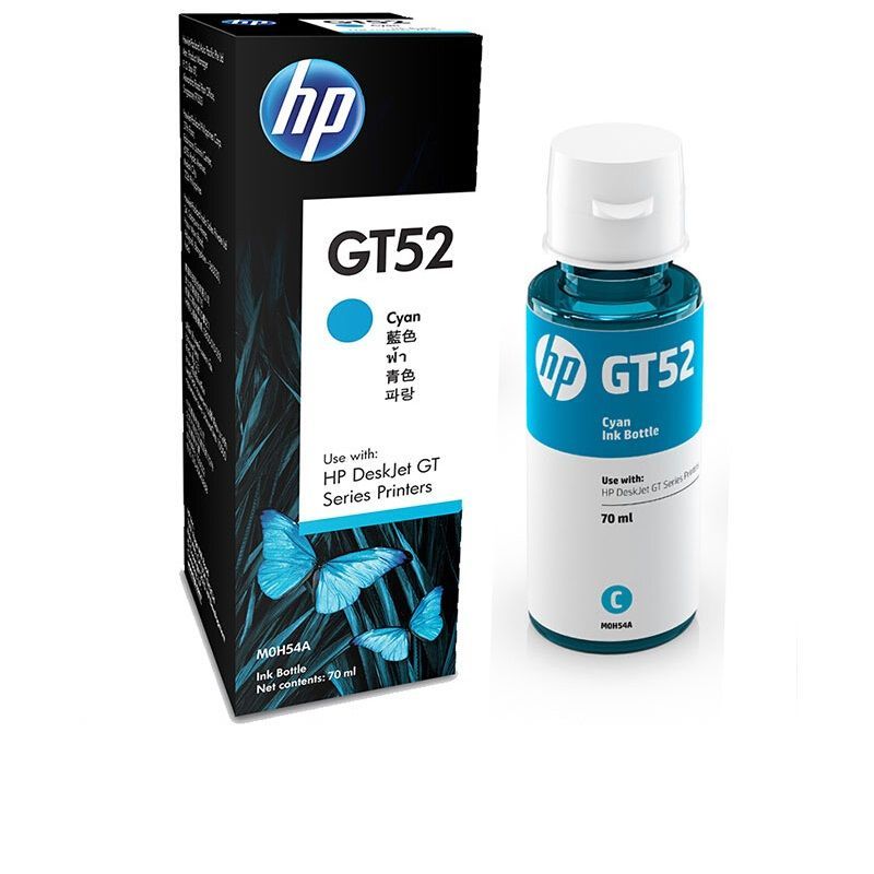 惠普(HP) GT52 (青色)M0H54AA原装墨水瓶70ml