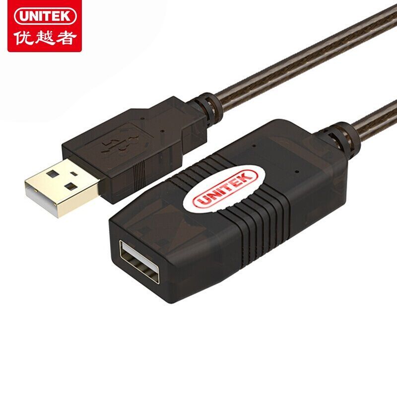 优越者(UNITEK)  Y-250 USB2.0信号放大延长线 5米 公对母数据线