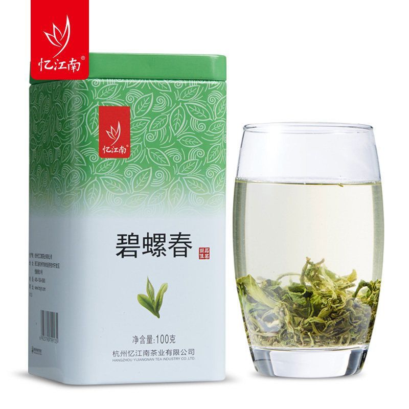 忆江南 茶叶绿茶 碧螺春 罐装 100g*1罐