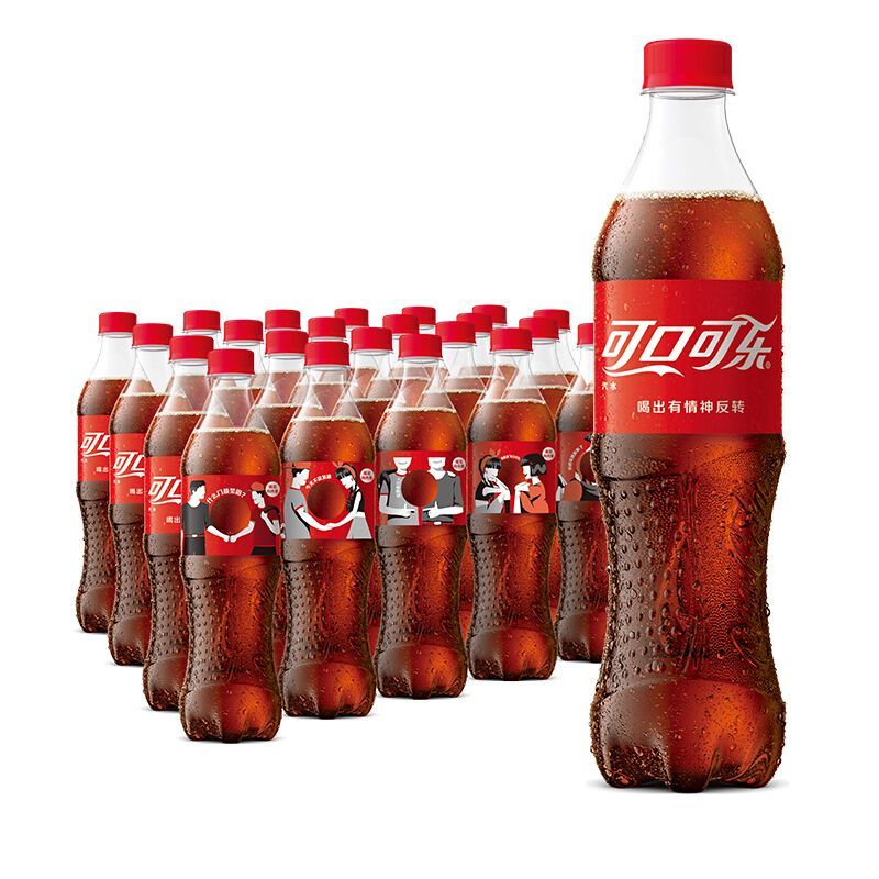 可口可乐 （Coca-Cola）汽水 碳酸饮料 500ml*24瓶  整箱装
