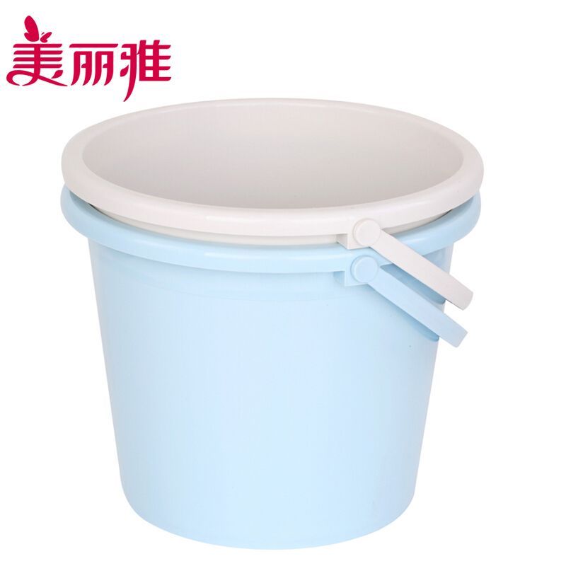 美丽雅（MARYYA）HC049567 加厚塑料提水桶 10L 颜色随机