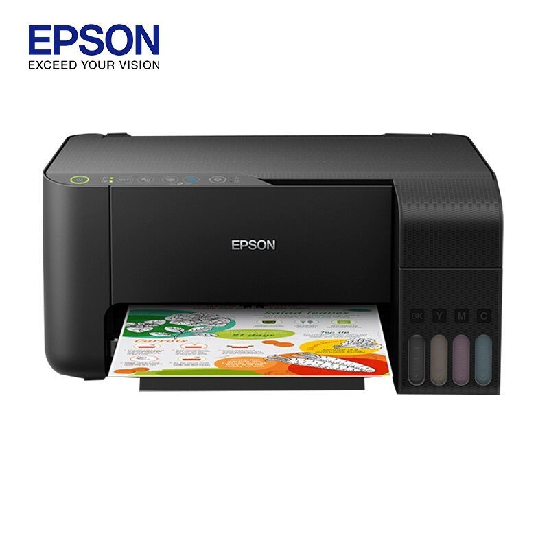 爱普生（EPSON) L3158 无线WIFI 彩色 原装墨仓式 多功能一体机 (打印、复印、扫描)