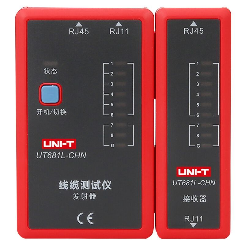 优利德（UNI-T）UT681L 寻线仪 RJ45/RJ11 查线器 线缆测试仪 40个/箱