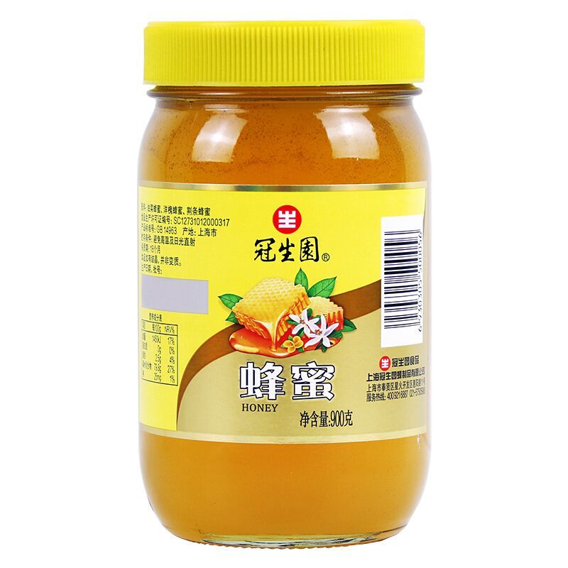 冠生园 蜂蜜 中华老字号 百花蜜 900g