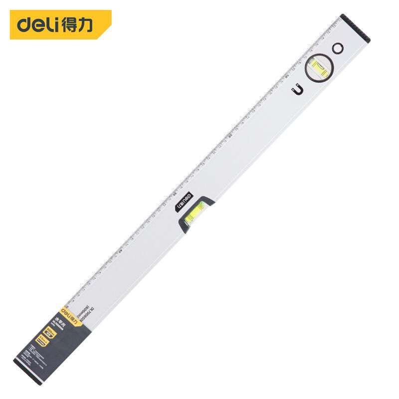 得力(deli)工具 DL700600B 强磁性水平尺 600mm 精度0.75mm/m