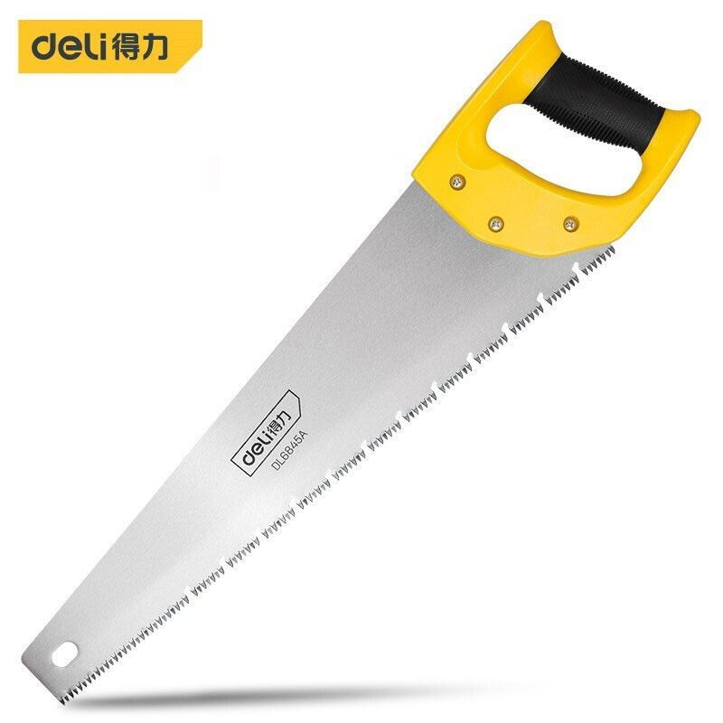 得力(deli)工具 DL6845A 450mm 手板锯/木工锯/园林锯