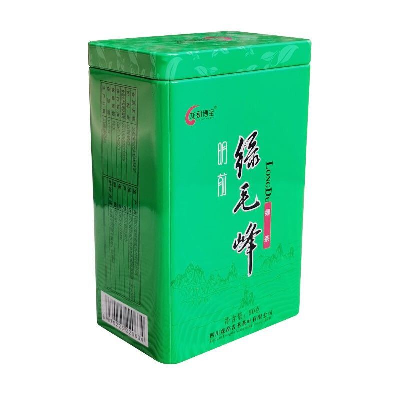 龙都博宝  绿毛峰 明前高山绿茶叶 烘青绿茶 50g/罐