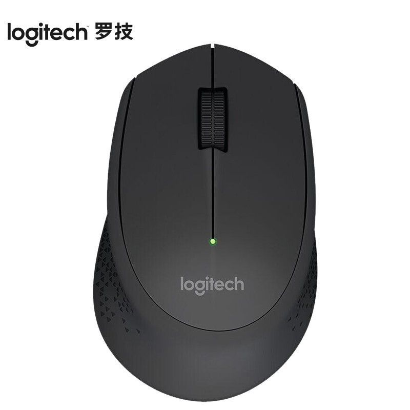 罗技（Logitech） M280 无线鼠标光电笔记本电脑商务办公家用鼠标 黑色