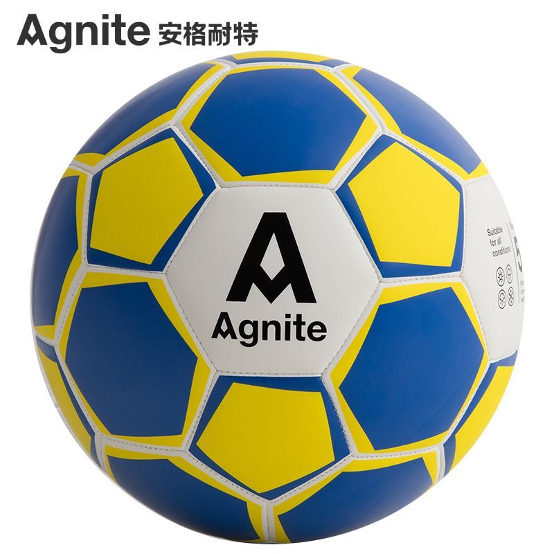 安格耐特（Agnite） F1209 PU机缝足球(白色+红色+黑色)