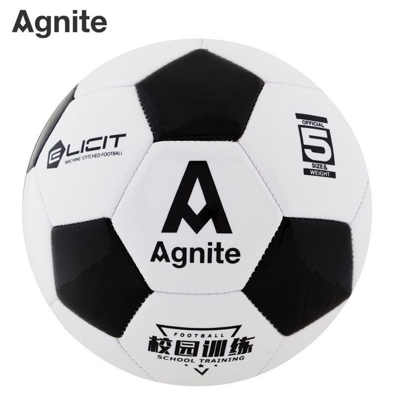 安格耐特（Agnite）F1203 5号标准训练足球 PVC机缝教学用球