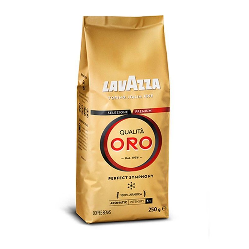 意大利进口 乐维萨（Lavazza）拉瓦萨 欧罗金咖啡豆250g*1袋装（新老包装交替）