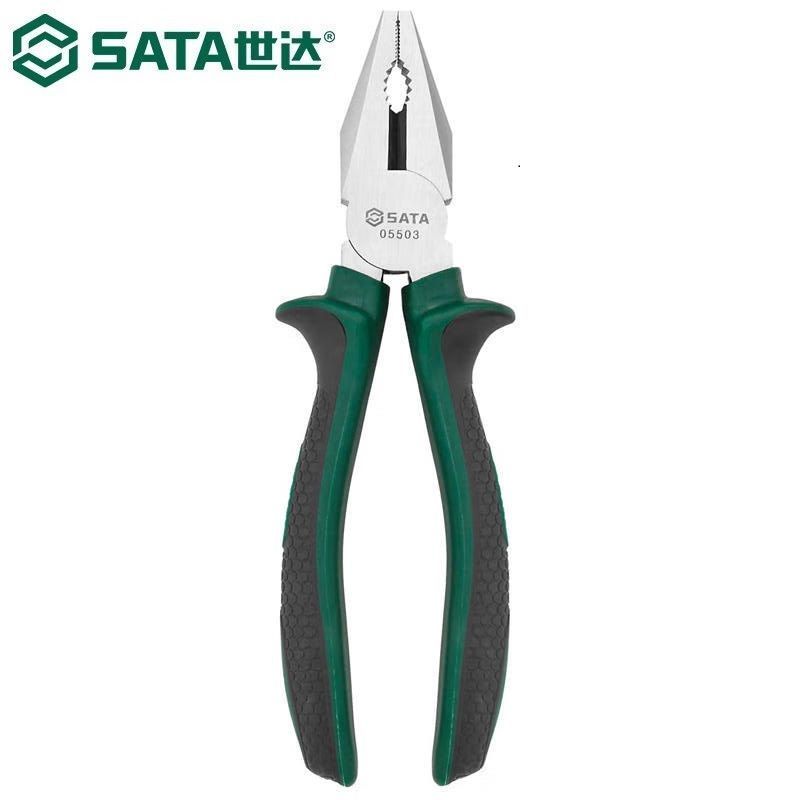 世达（SATA）钢丝钳 8寸；05503（电商款）